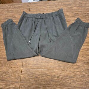 BANANA REPUBLIC Women's Drawstring Tencel Cargo Jogger Pant - Green - Sz PM NWT